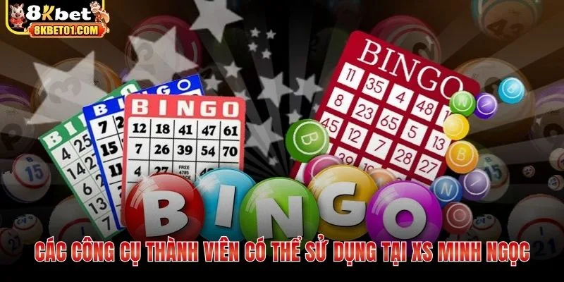 Các công cụ thành viên có thể sử dụng tại XS minh ngọc